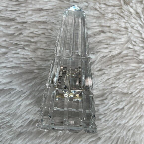 Waterford Crystal Obelisk Tower Clock Cut Crystal - Picture 5 of 12